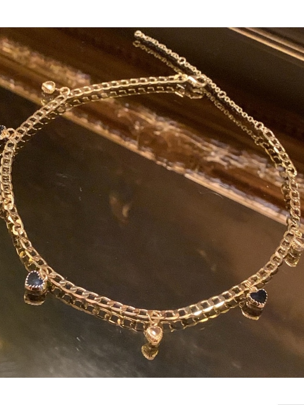 Heart Charm Choker Necklace
